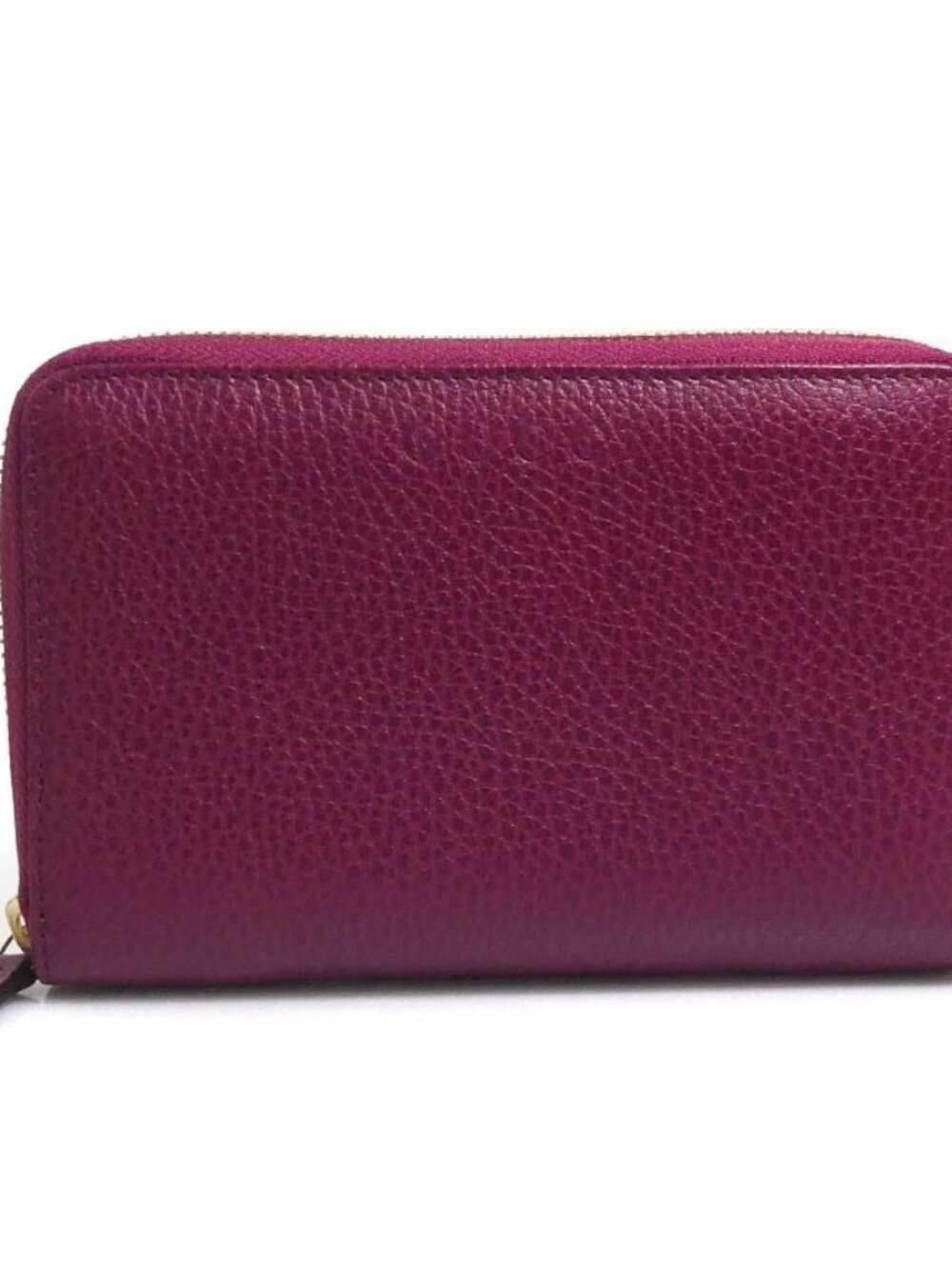 GUCCI Bifold Wallet Bordeaux Leather/Goldtone